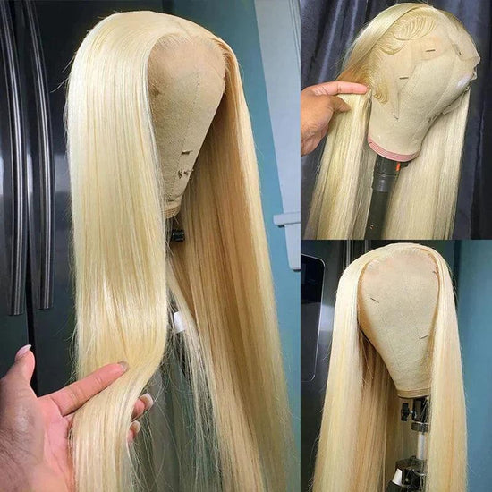 Perruque Couleur #613 blonde Straight Cheveux Humains - SHINE HAIR