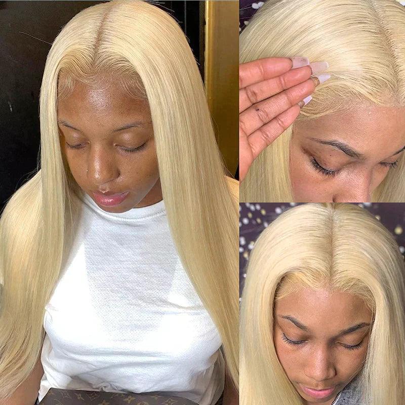 Perruque Couleur #613 blonde Straight Cheveux Humains - SHINE HAIR