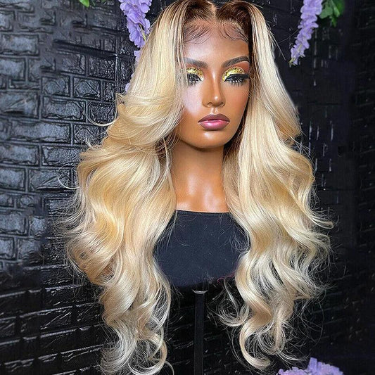 Perruque Couleur Ombre blonde Body Wave Tissage Cheveux Humains - SHINE HAIR