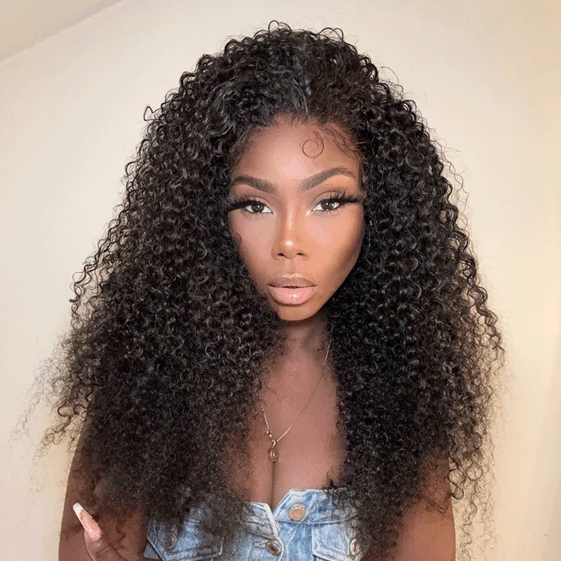 Rebondissement 7x5 13x4 Glueless Wear & Go Kinky Curly Perruque Sans Colle 250%Densité - SHINE HAIR