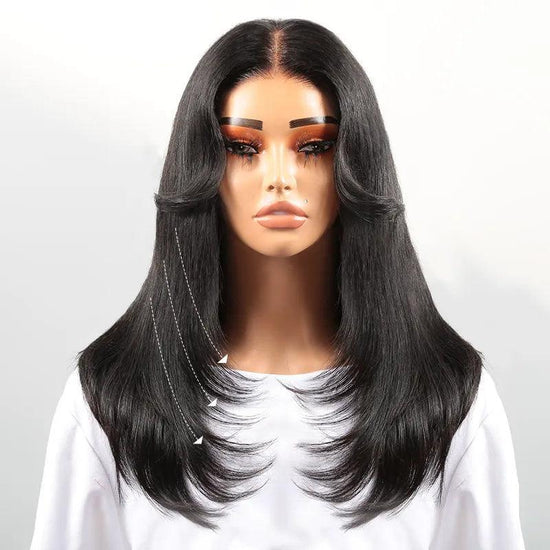 Tenue Exclusive Pour Sœurs 7x5 Glueless Tendance Liasse Perruques Sans Colle €100 Réduction - SHINE HAIR