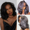 Glueless Couche Effortless Lace 300% Densité Bob Doux & Volumineux 5x5 Perruque Sans Colle Ondulé