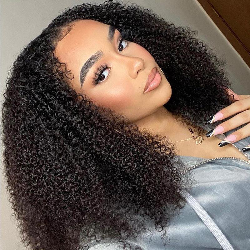 V Partie Perruque Cheveux Humains Bouclés Brésiliens 200% Densité - SHINE HAIR