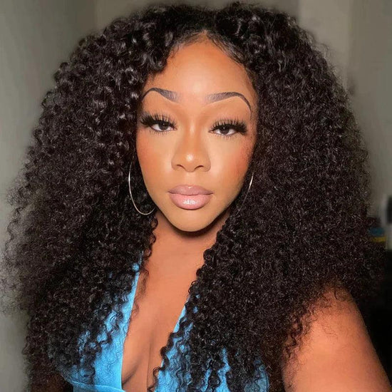 V Partie Perruque Cheveux Humains Bouclés Brésiliens 200% Densité - SHINE HAIR